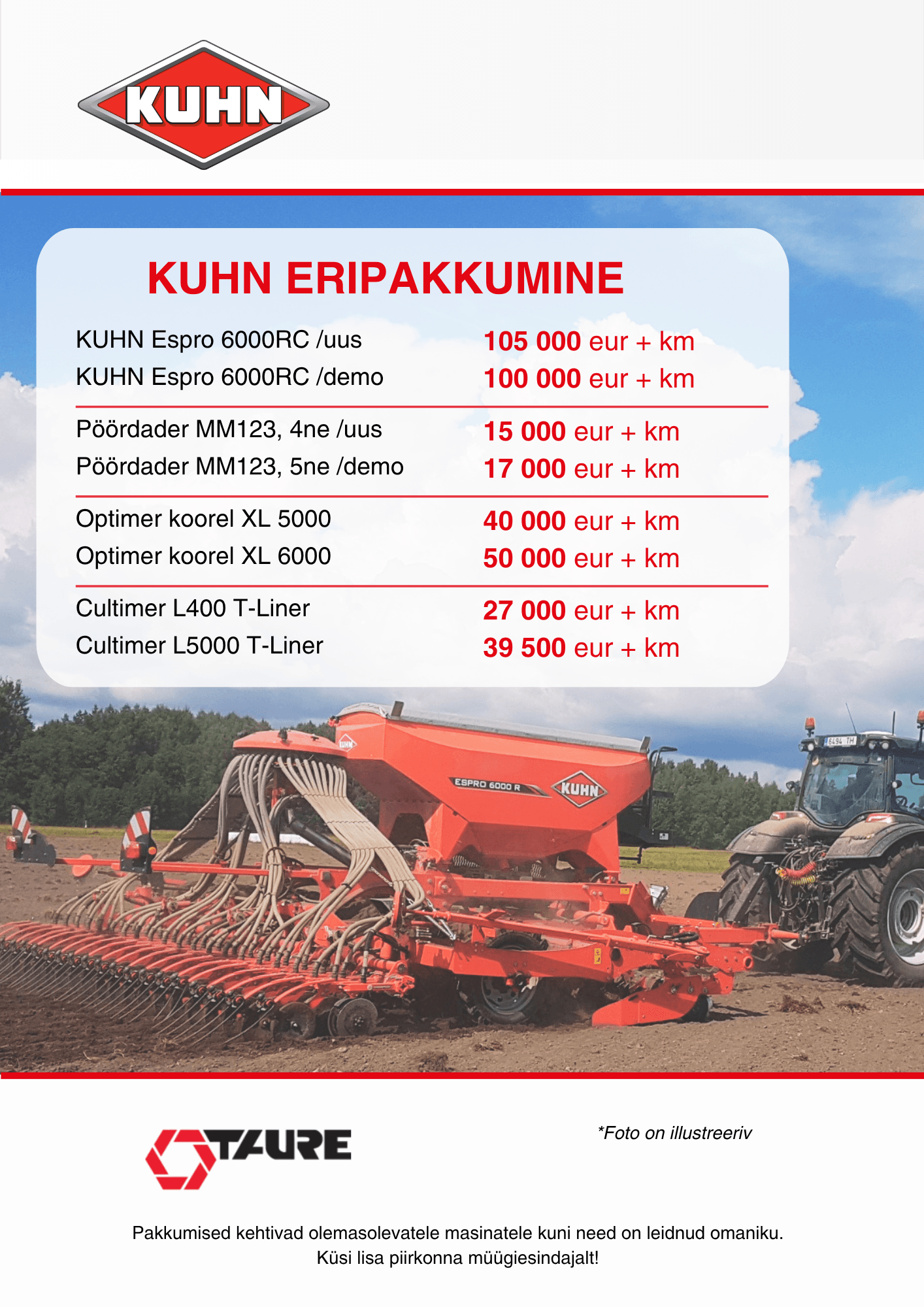 KUHN eripakkumine